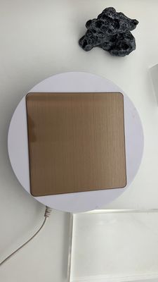 Buen precio Línea de cabello Cobre Bronce PVD de color suficiente espesor Acero inoxidable 8ft 10ft en línea