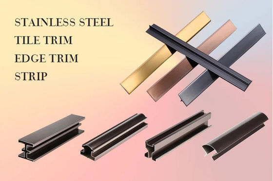 Buen precio 201j1 304 Color 8K Espejo Polido Oro Rosa Blastado con Perlas Revestimiento de azulejos de acero inoxidable para diseño de paredes en línea