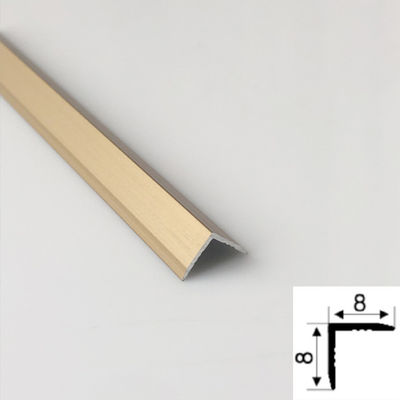 Buen precio 304 personalizado en forma de V de color dorado línea de cabello de acero inoxidable cepillado 201 de acero inoxidable en línea