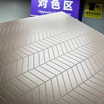 Buen precio SUS Panel de elevador de acero inoxidable de superficie grabado en escayola de grado 304 personalizado en línea