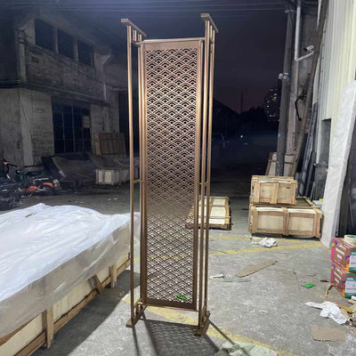 Buen precio Panel de pantalla de acero inoxidable decorativo a medida Panel de divisores de metal cortados por láser en línea