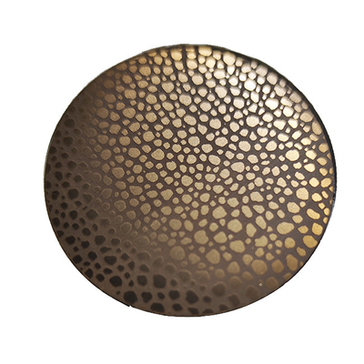 Copper Plated Antiguo Distress Placa de acero inoxidable Arte de la pared Diseño para el proyecto