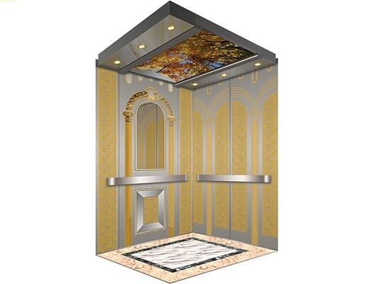 Buen precio Super espejo de calidad 1mm 2mm Rosa Oro de color grabado de acero inoxidable Hoja de elevador para cabina en línea