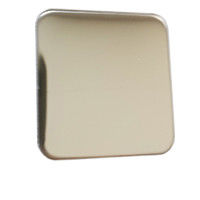 Buen precio Capa de acero inoxidable PVD PLATING COLOR VINDROW GLASS acero inoxidable hierro SUS 304 Rollo en frío plata color de espejo acabado en línea