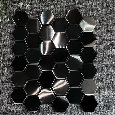 Sopesadas y intemporales mosaicos de acero inoxidable para diseños clásicos