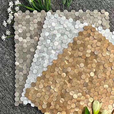 Tejas de mosaico de acero inoxidable personalizables Diseños únicos y personalizados