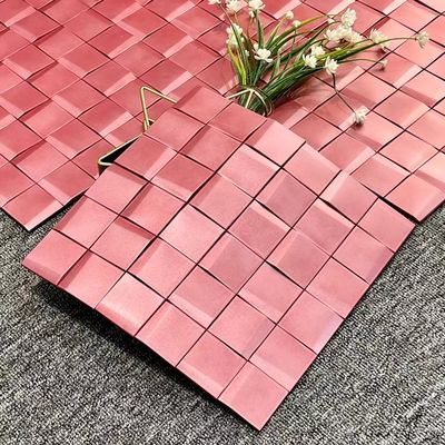 Buen precio PELÍCULAS DE MURO DE FONDO DE MOSAÍCO de acero inoxidable de alta gama adecuadas para hoteles/villas/centros comerciales de estilo moderno y simple en línea