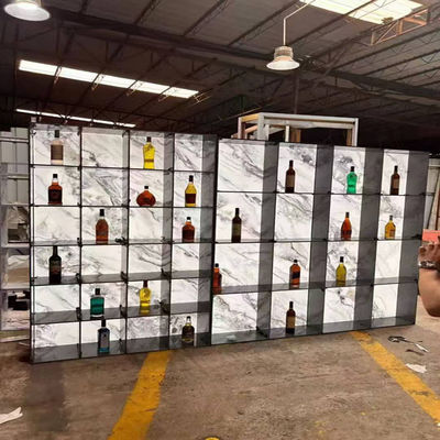 Buen precio Sus304 201 316 Alta gama de personalización de la pantalla del gabinete de vino Tiendas especializadas con LED en línea