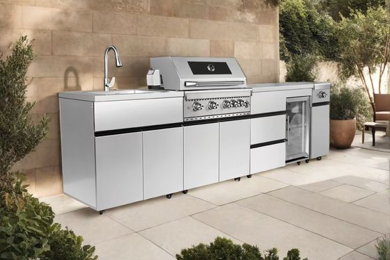 Buen precio Cubierta de cocina de acero inoxidable 316L a prueba de arañazos en relieve para exteriores en línea