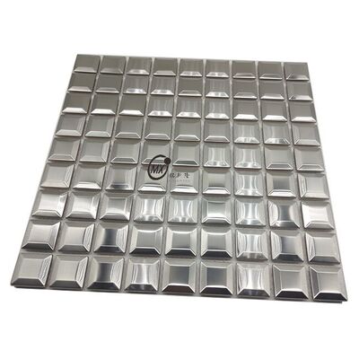 Mirror 3D Stereoscopic Square Wall Decoration Restaurant Hotel Villa Mosaic