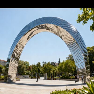 Esculptura de acero inoxidable diseñada para exteriores China Fundición 316L en venta