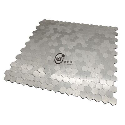 Buen precio Moderno de acero inoxidable Hexágono mosaico de metal azulejos para la cocina baño Backsplash suelo de la pared en línea
