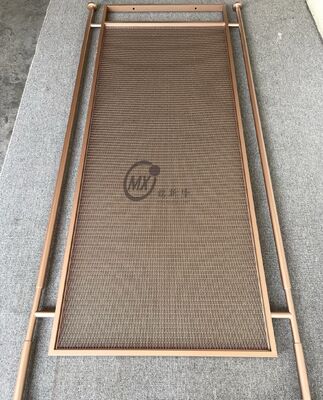 Buen precio Modelo Geométrico Contemporáneo Partisión de pantalla de acero inoxidable con revestimiento PVD Titanio y espejo 8k Polaco en 304 grado en línea