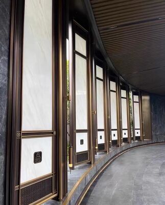 Buen precio Modelo de bambú oriental de acero inoxidable de la sala de separación en línea