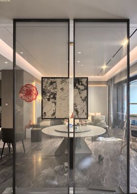 Buen precio Cortina de privacidad de acero inoxidable para spa o salón en línea