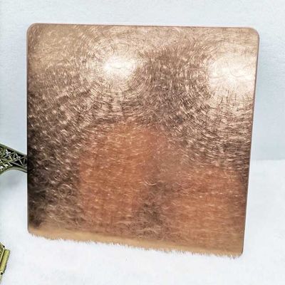 Buen precio Placas personalizadas de acero inoxidable de oro rosa - soporte de corte por láser y formas complejas en línea